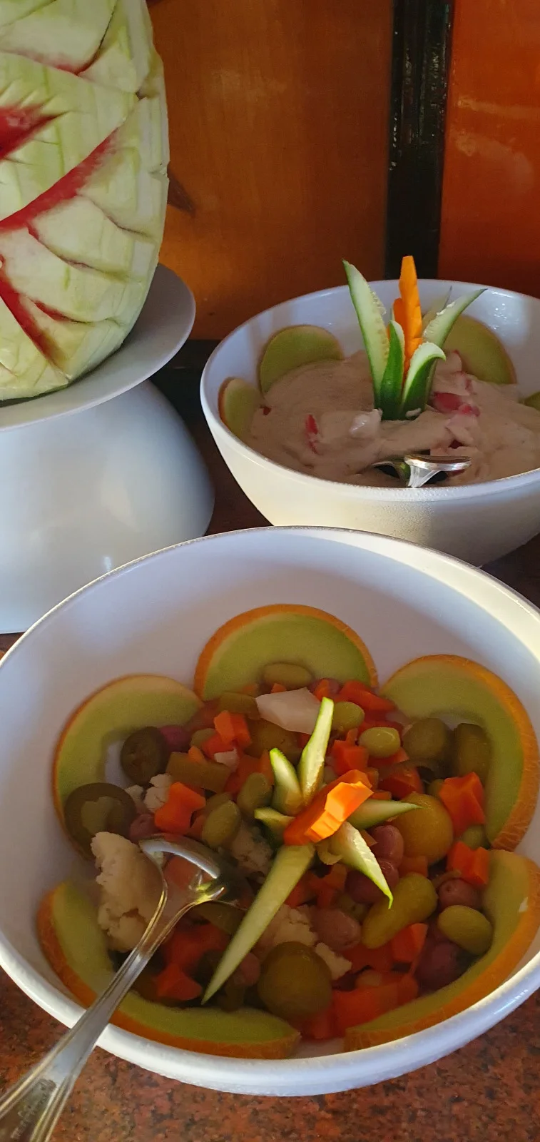 Meals prepared fresh on board